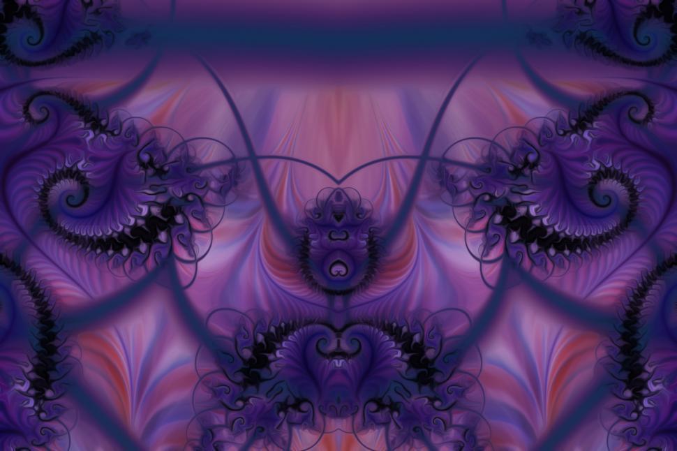 Free Image of Painted Fractal Flame 