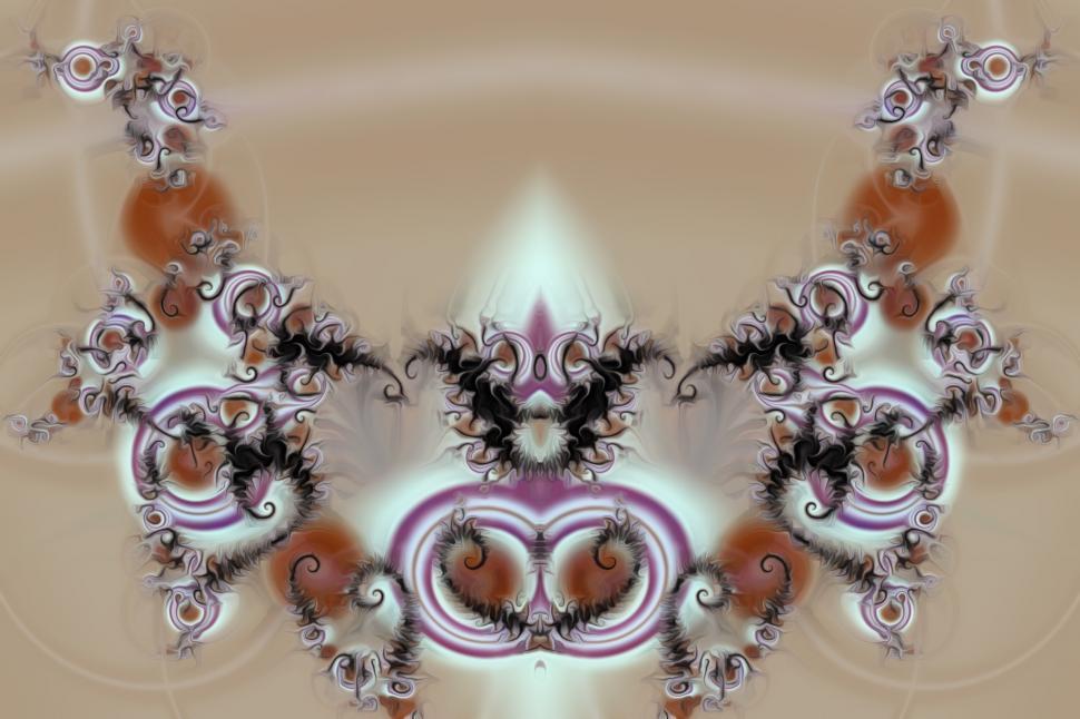 Free Image of Painted Fractal Flame 