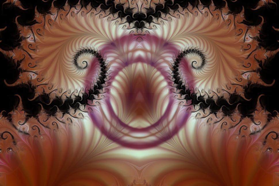 Free Image of Painted Fractal Flame 