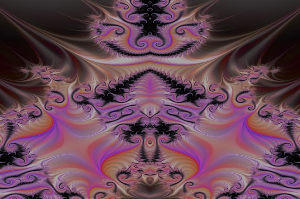 Free Image of Painted Fractal Flame 