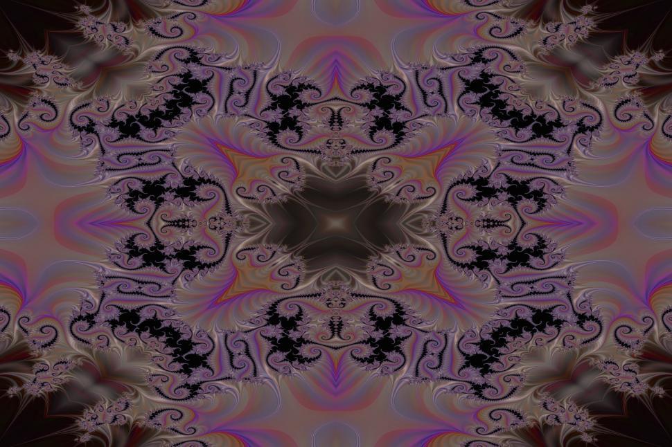 Free Image of Painted Fractal Flame 