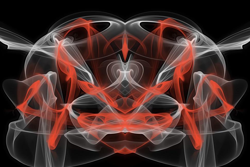 Free Image of Painted Fractal Flame 