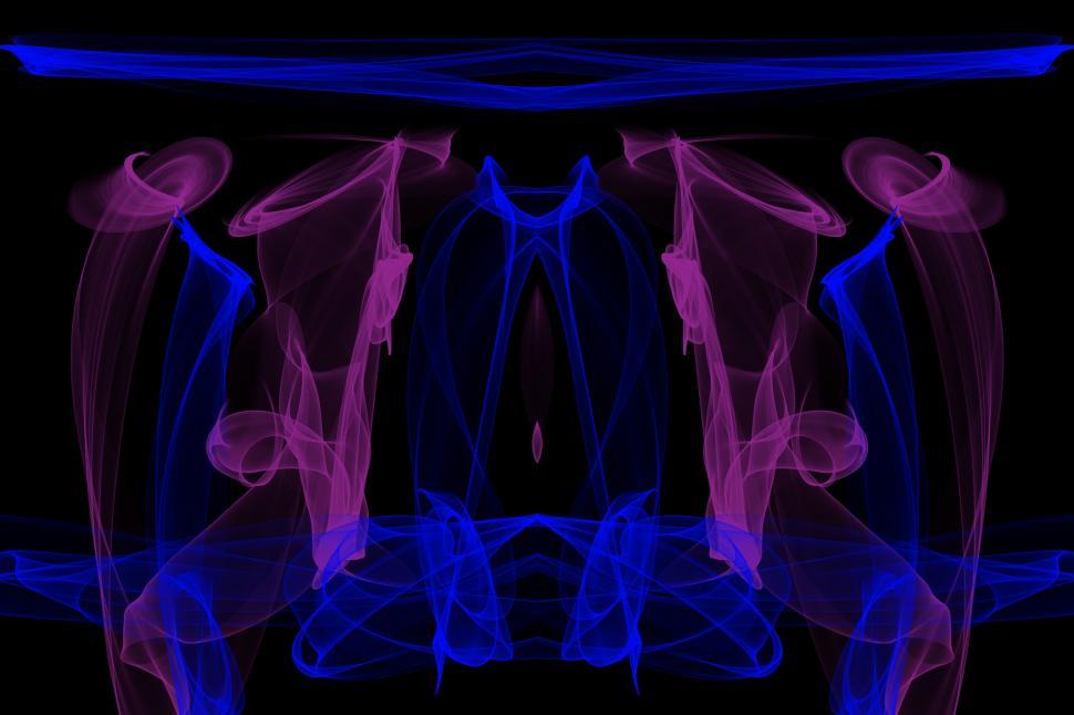 Free Image of Painted Fractal Flame 
