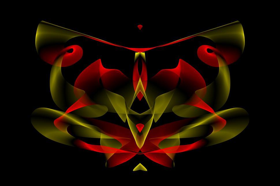 Free Image of Painted Fractal Flame 