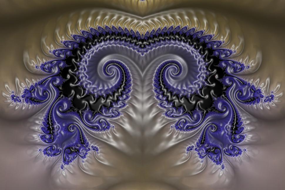 Free Image of Painted Fractal Flame 