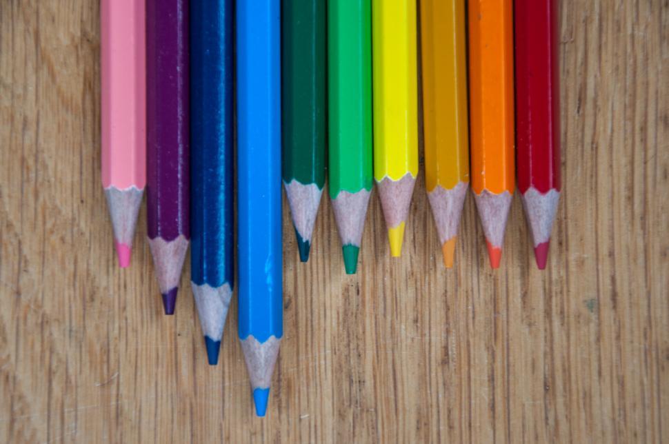Free Image of Color pencils 