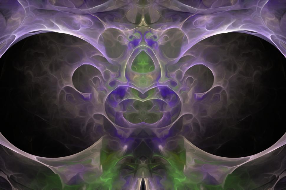 Free Image of Painted Fractal Flame 