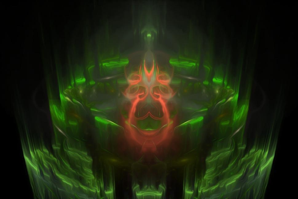 Free Image of Painted Fractal Flame 