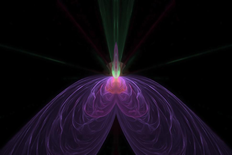 Free Image of Painted Fractal Flame 
