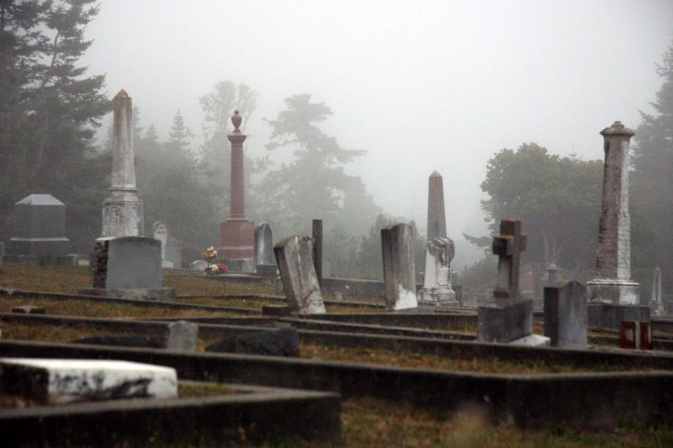 Free Image of Headstones 