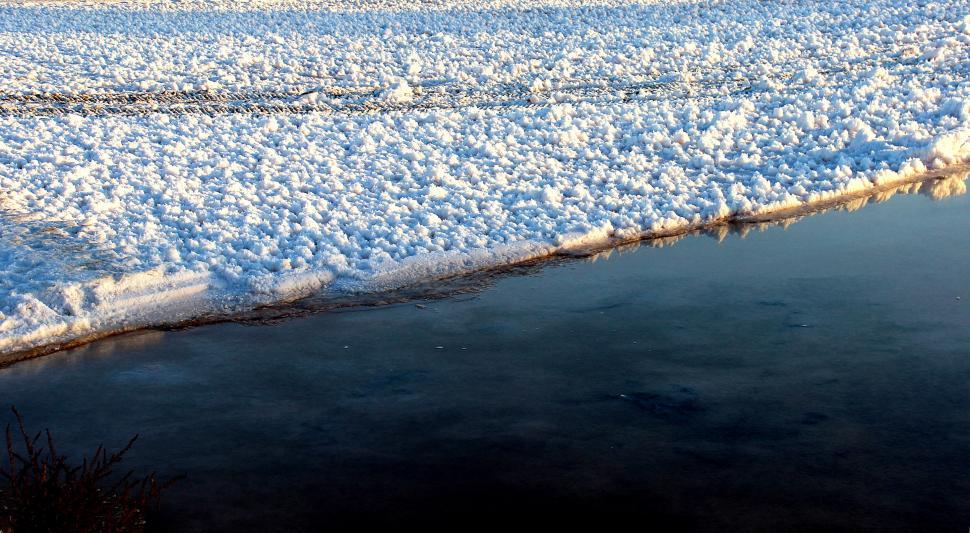 Free Image of Salt crystals ready to harvest 