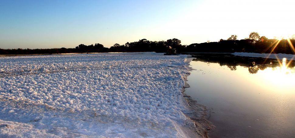 Free Image of Salt pans in Algarve Portugal 