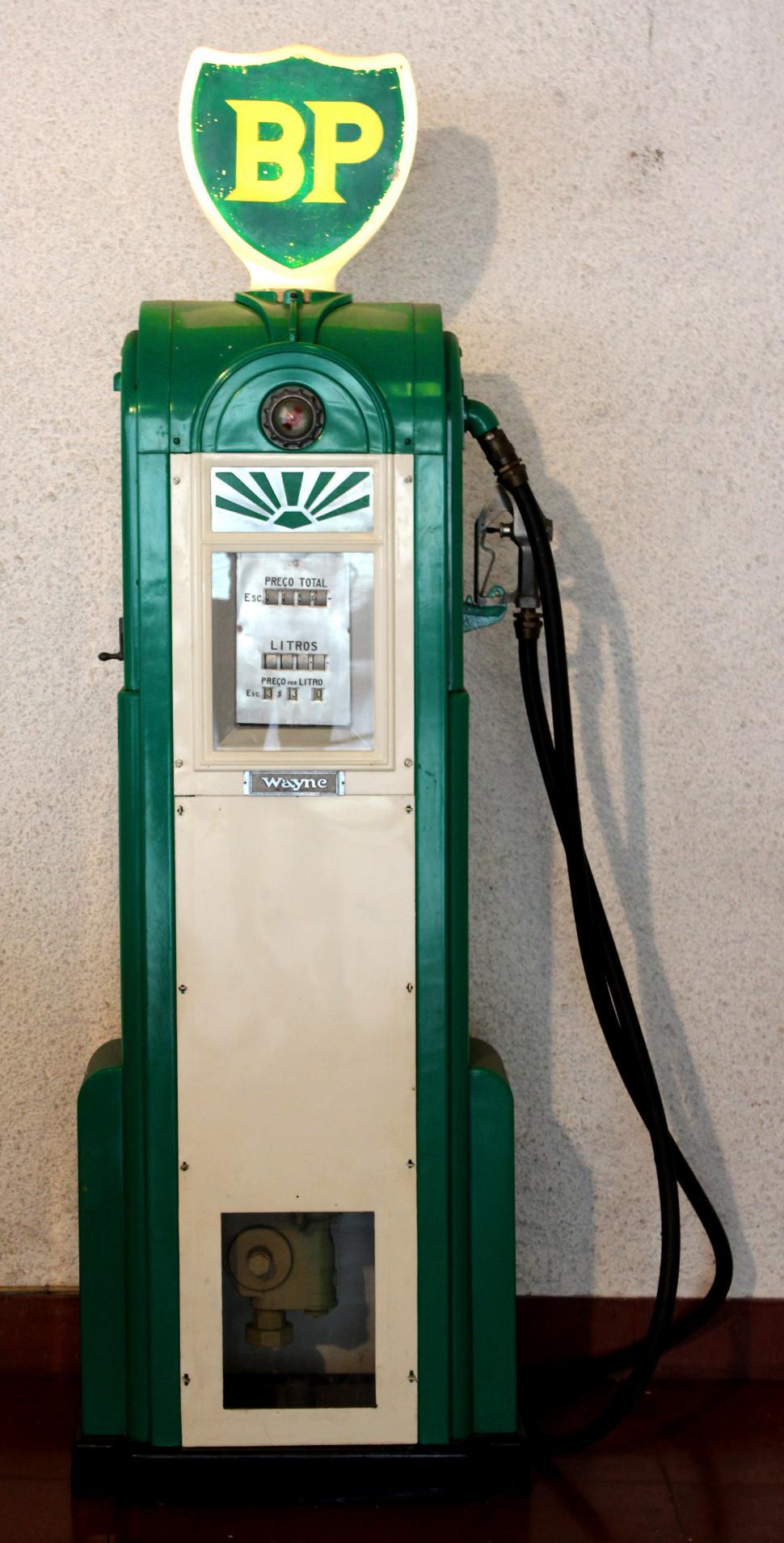 Free Image of Classic BP Fuel Pump 