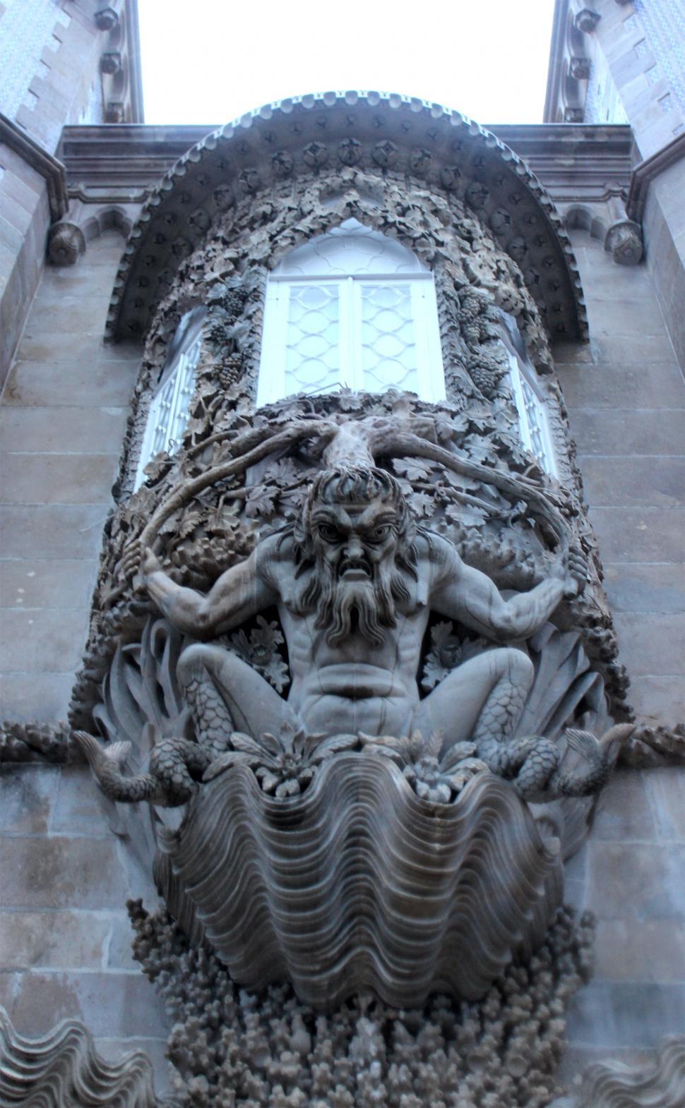 Free Image of Gargoyle in Pena National Palace 