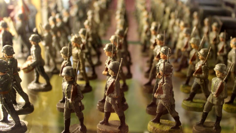 Free Image of Vintage Toys - Nazi Tin Soldiers 