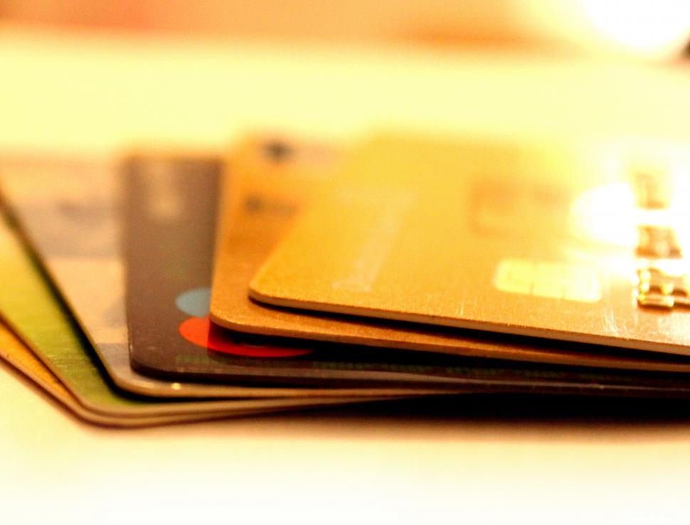 Free Image of Credit cards - stack 