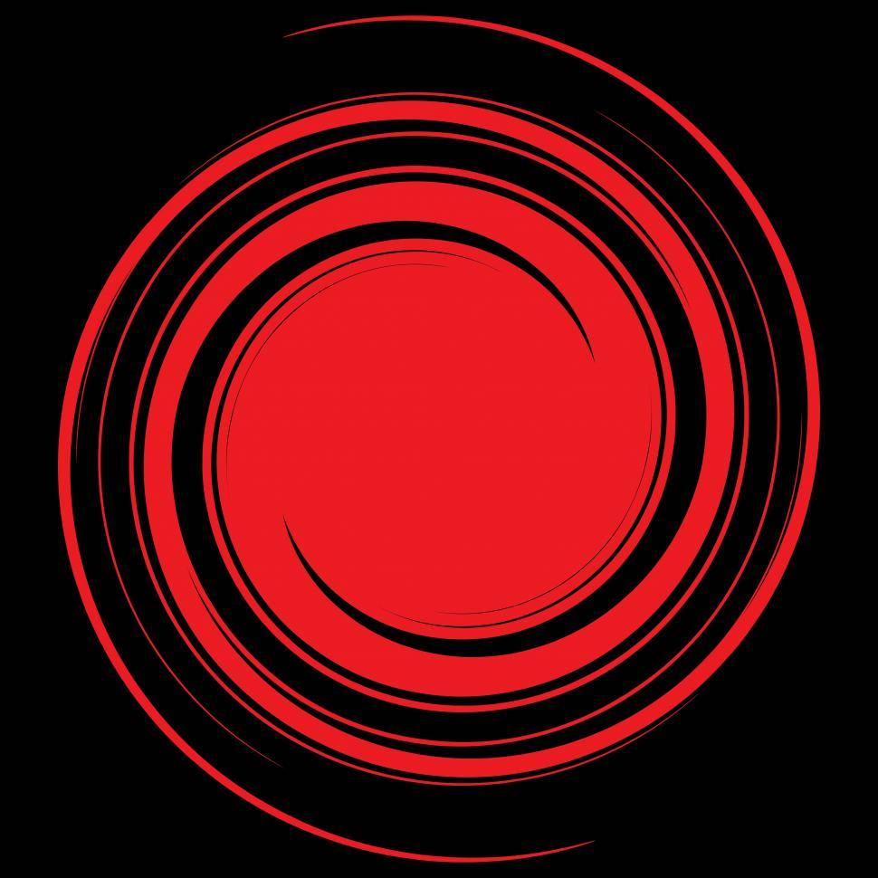 Free Image of Red Swirl 