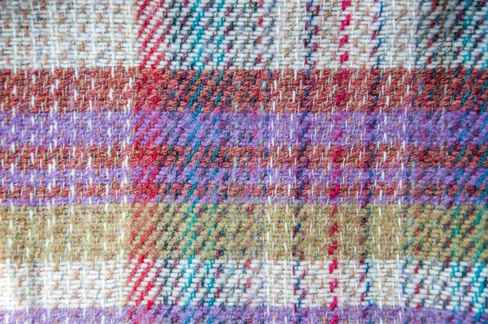 Free Image of Fabric plaid texture. Cloth background 