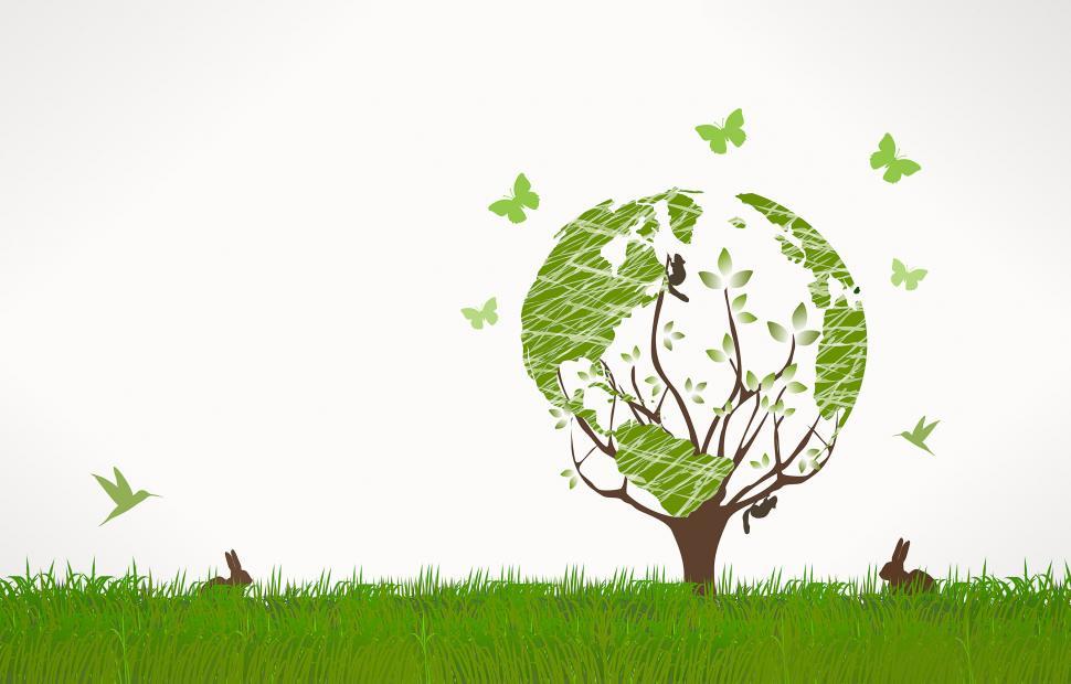 Free Image of Green World Concept 