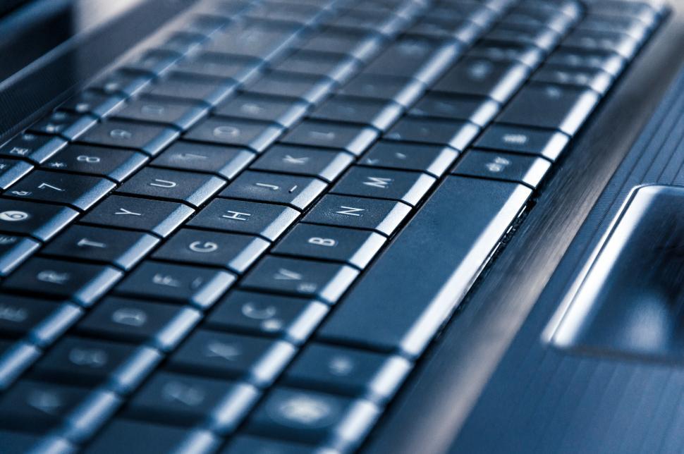 Free Image of computer keyboard. Technology and internet 