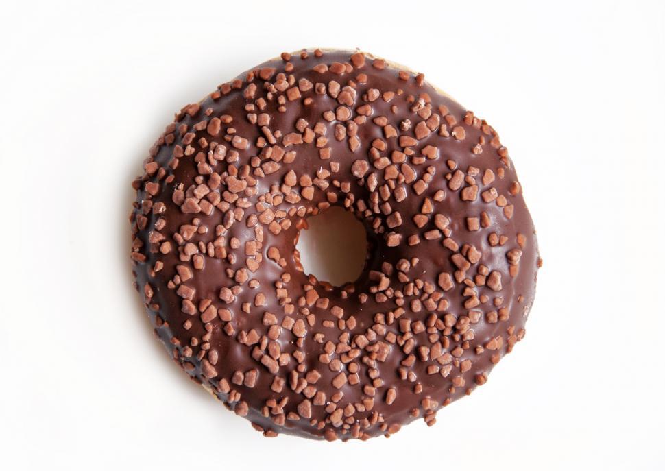 Free Image of Donut isolated on white background 
