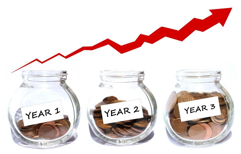 Free Image of Asset Growth Concept - Coins in the jar 