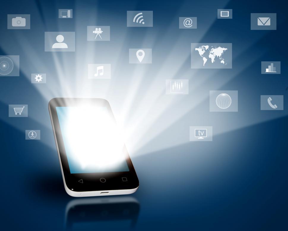Free Image of Smartphone - Global Communication Concept 