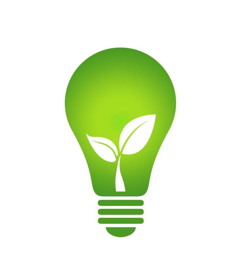 Free Image of Ecology Think green light bulb 