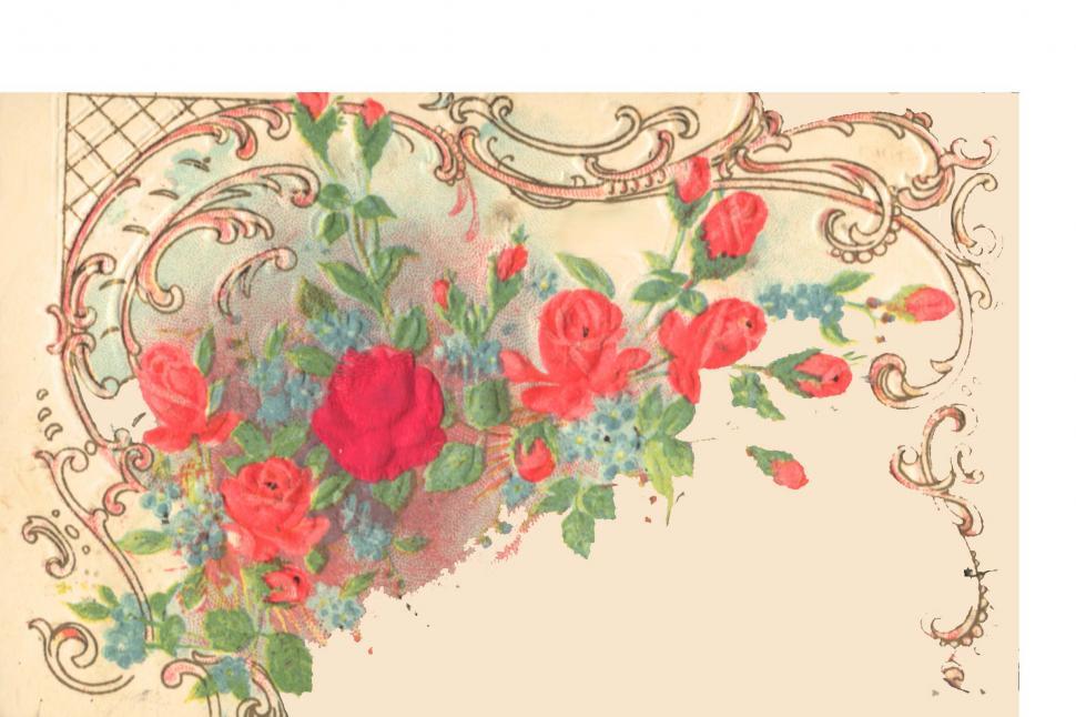 Free Image of Rose Cards 