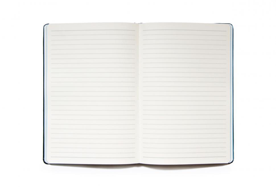 Free Image of notebook with pen isolated on white 