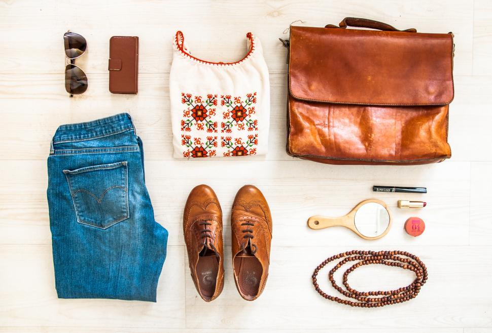 Free Image of Still life of vintage fashion woman 