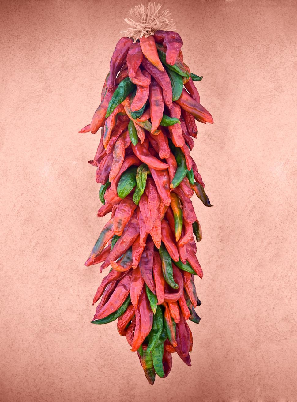 Free Image of Hanging Chilis 
