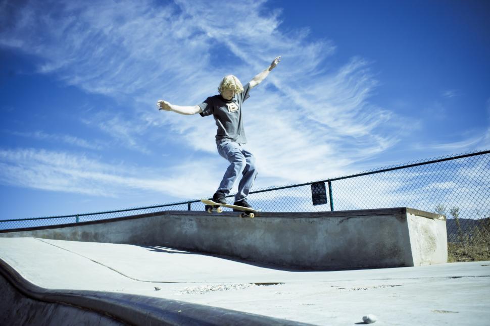 Free Image of Skateboarder Trick 
