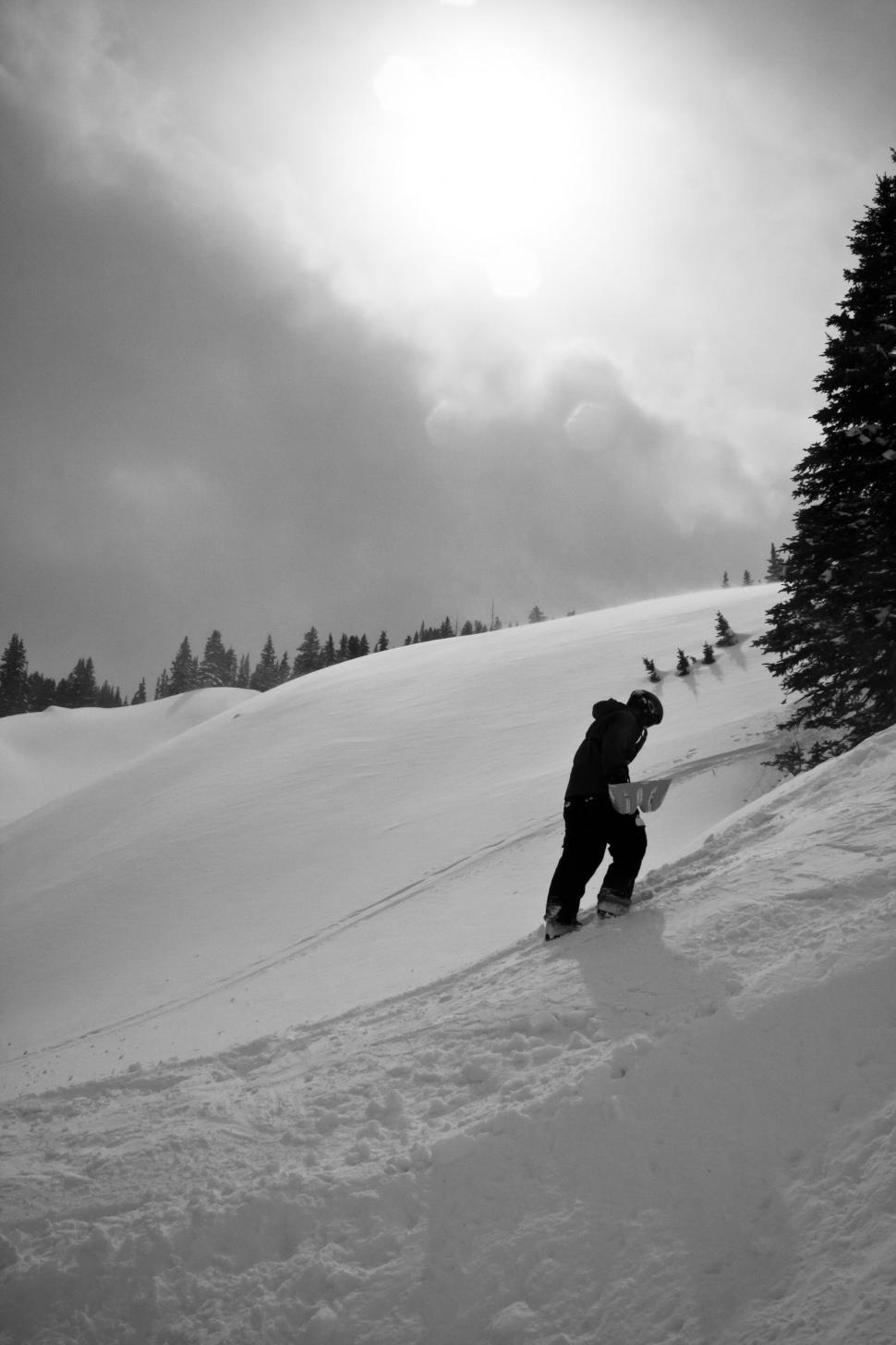 Free Image of Hiking for turns 
