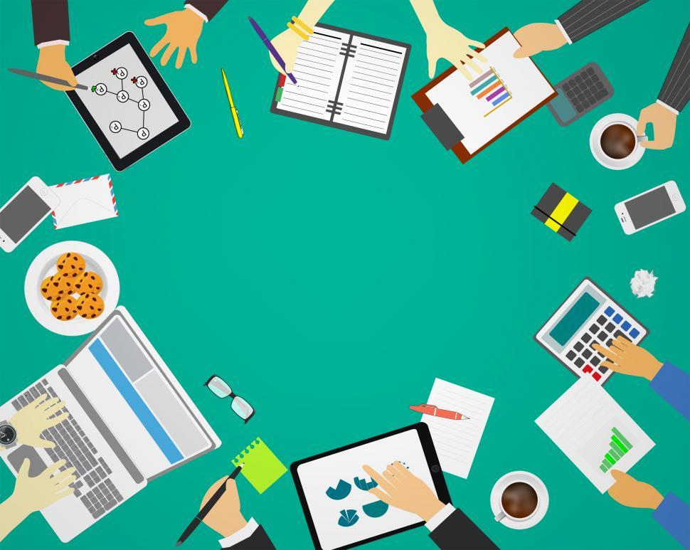 Free Image of Business meeting for web development and strategy - Concept 