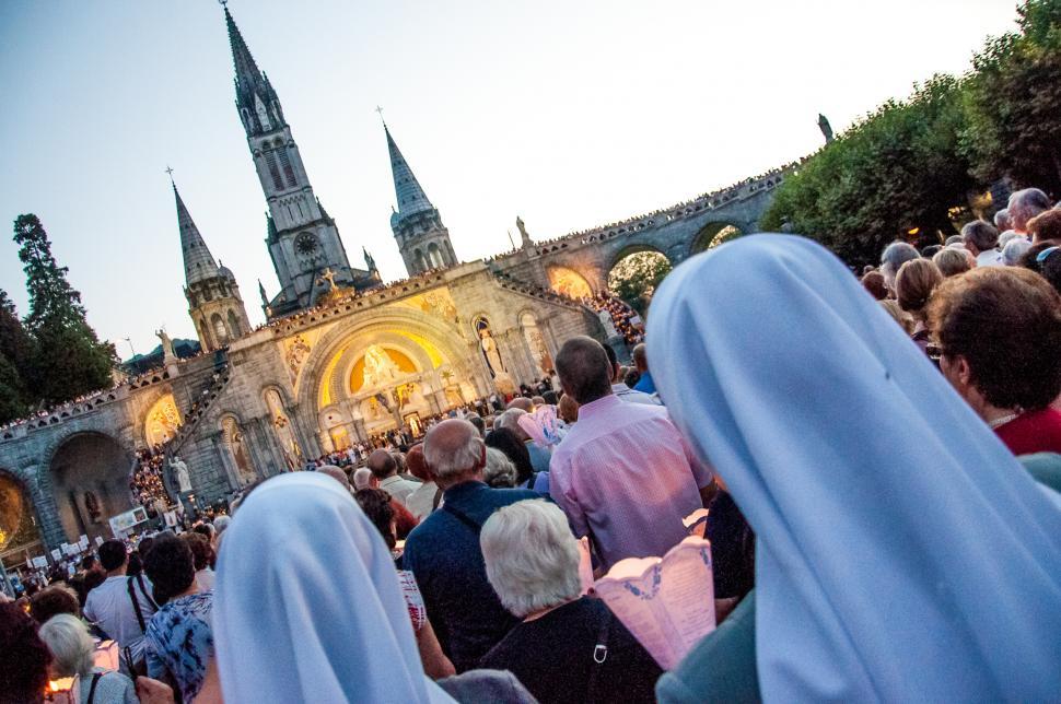 Free Image of lourdes prayer ceremony 