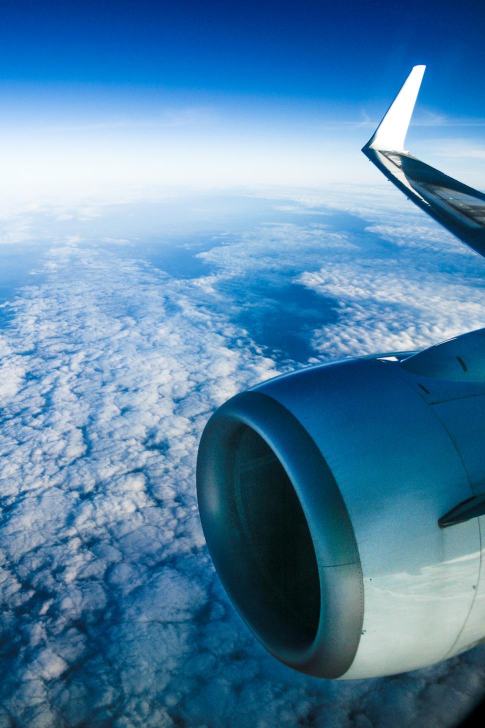 Free Image of view from the airplane window  