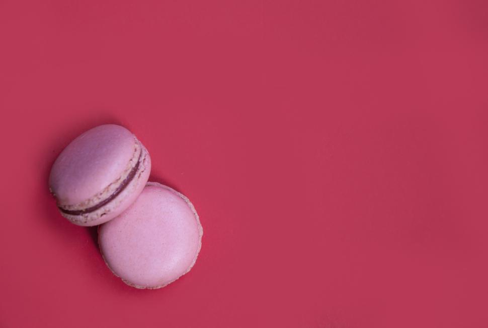 Free Image of French macaroons dessert cookies  