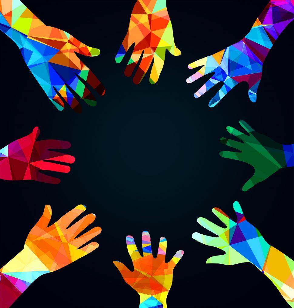 Free Image of Joining hands together - Union concept - with copyspace 