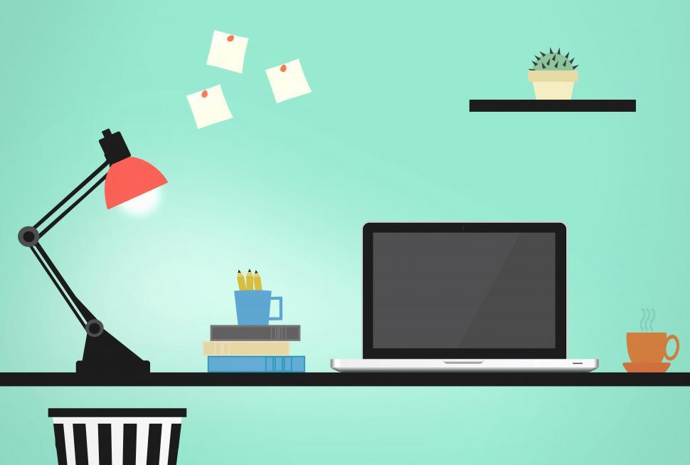 Free Image of Workplace station - Computer desk 