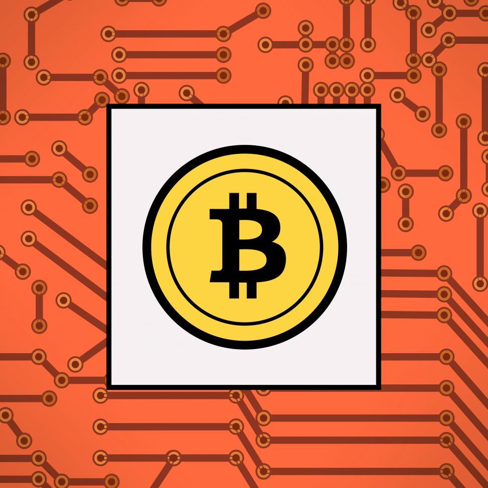 Free Image of Bitcoin symbol - Virtual payments logo 