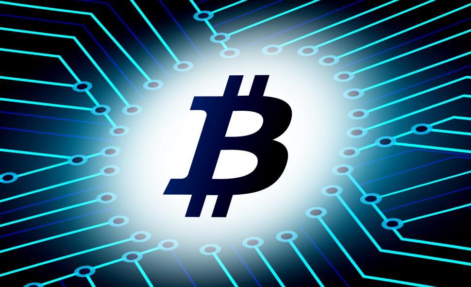 Free Image of Bitcoin logo - Virtual currency for e-commerce 