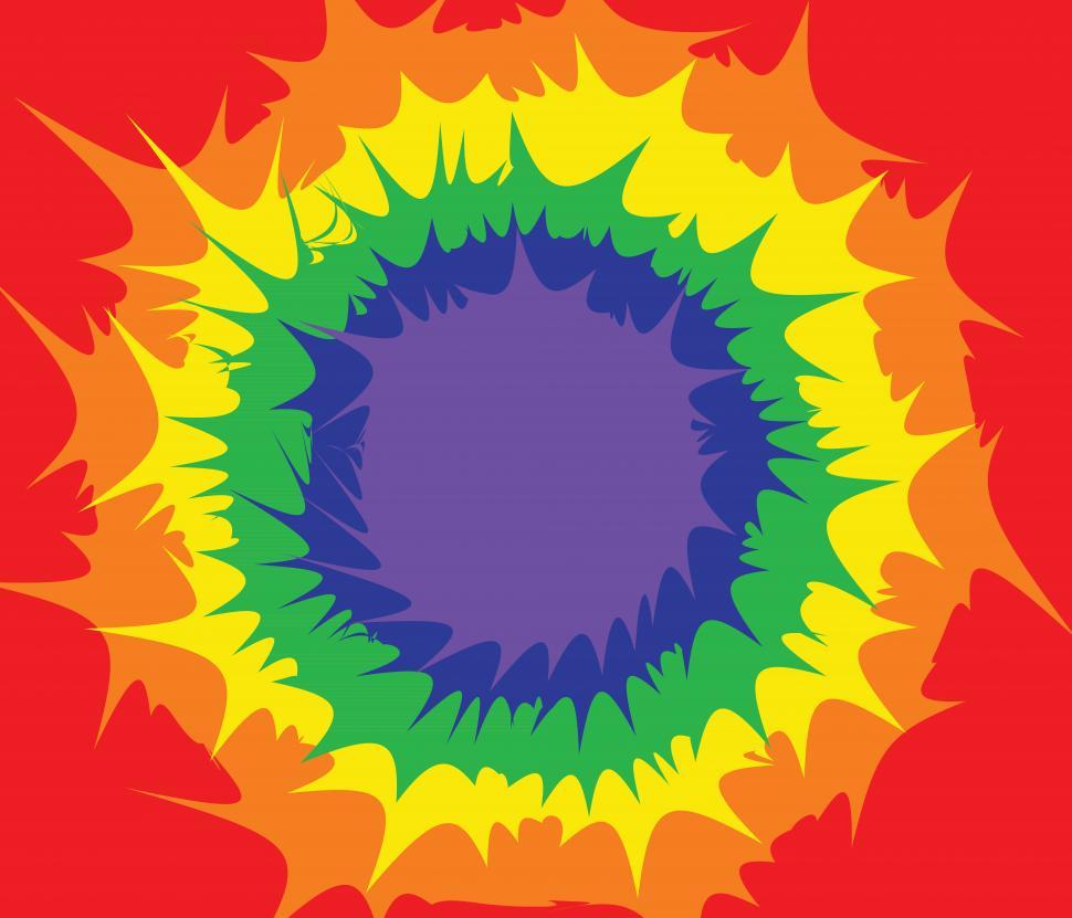 Free Image of Abstract explosions  