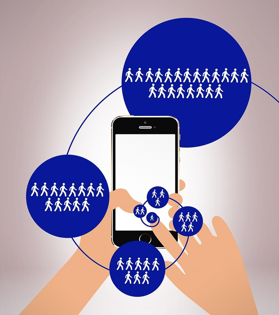 Free Image of Call to action using social networks 