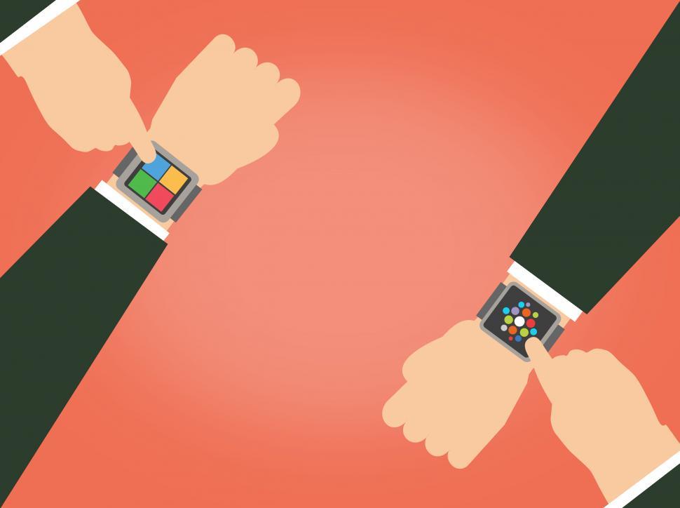 Free Image of Wearables - The Great Smartwatch Scramble with copyspace 