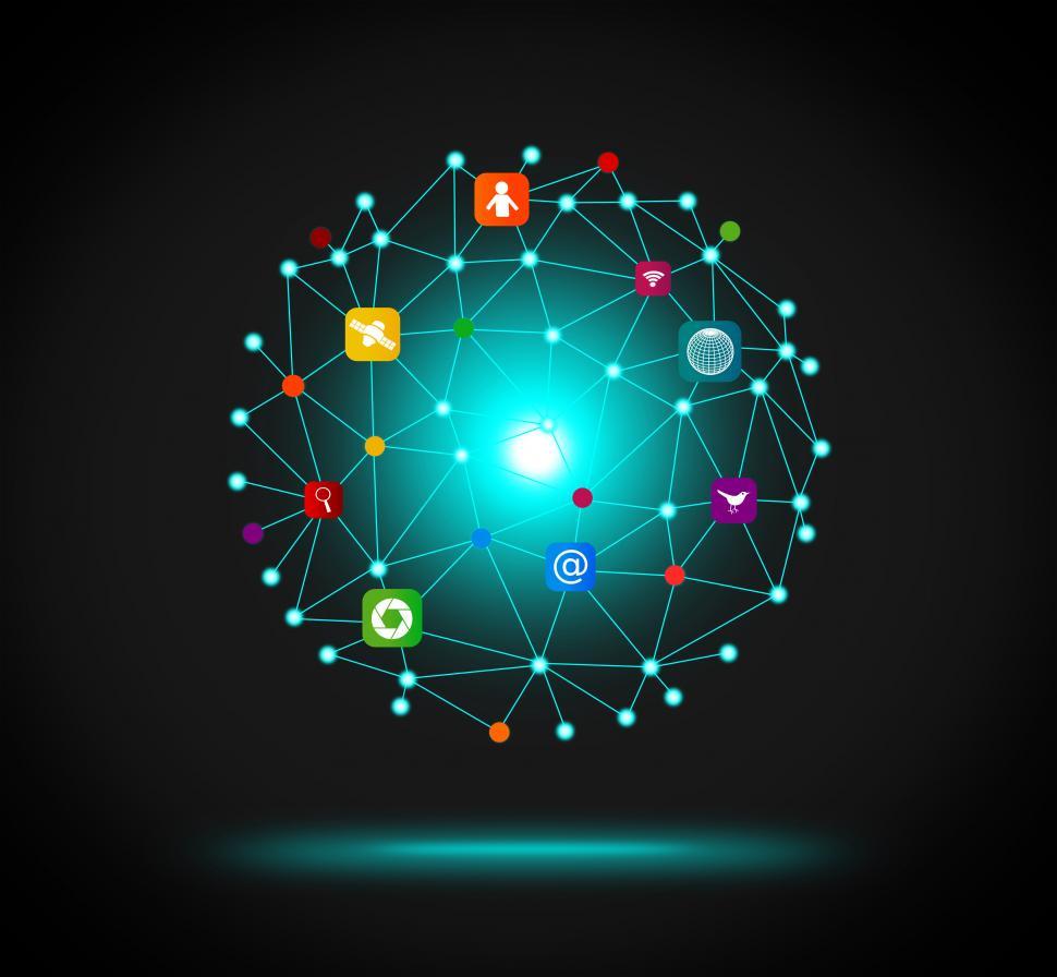Free Image of IT - Information Technology network concept 