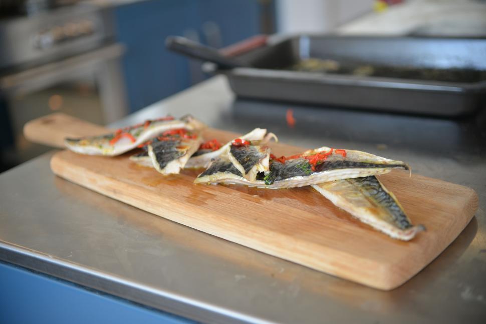 Free Image of Mackerel caramelized onions tartar 
