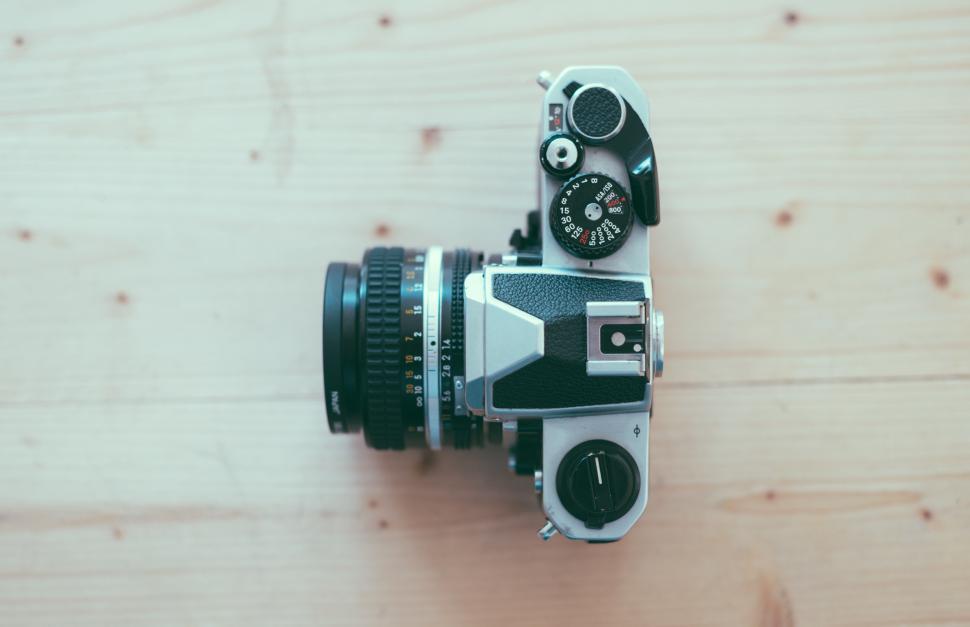 Free Image of Top view of camera 