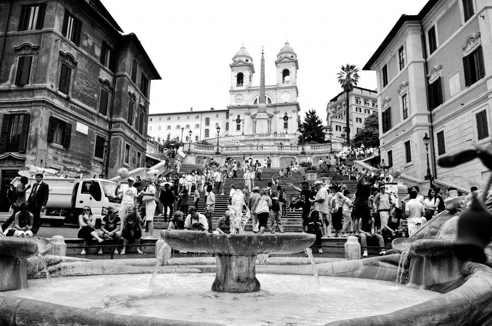 Free Image of The Spanish Steps 