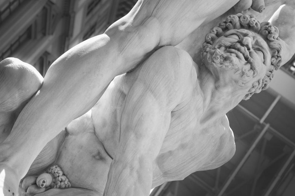 Free Image of Ancient Greek statue 